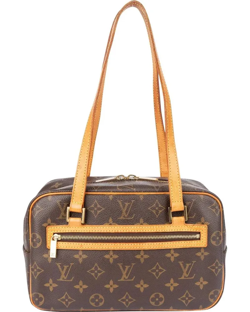 Louis Vuitton Crossbody Bags  Canvas Monogram Cite MM Shoulder Bag braun Braun