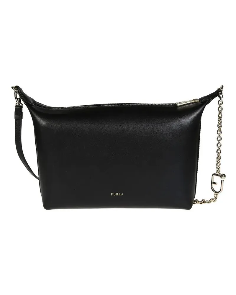 Furla Hobo Bags Nuvola Mini Crossbody Hobo Bag schwarz Schwarz