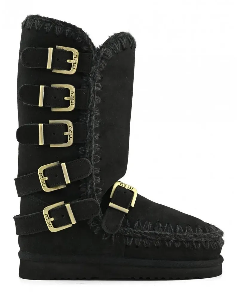 Mou Stiefel Boots Black schwarz Schwarz
