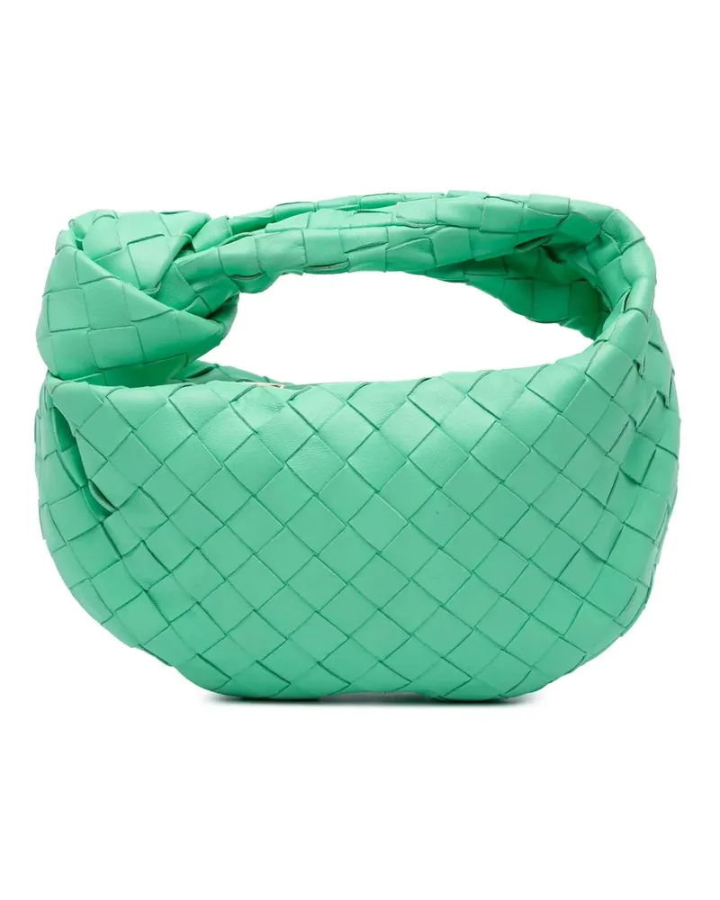 Bottega Veneta Hobo Bags Mini Nappa Intrecciato Jodie grün Grün