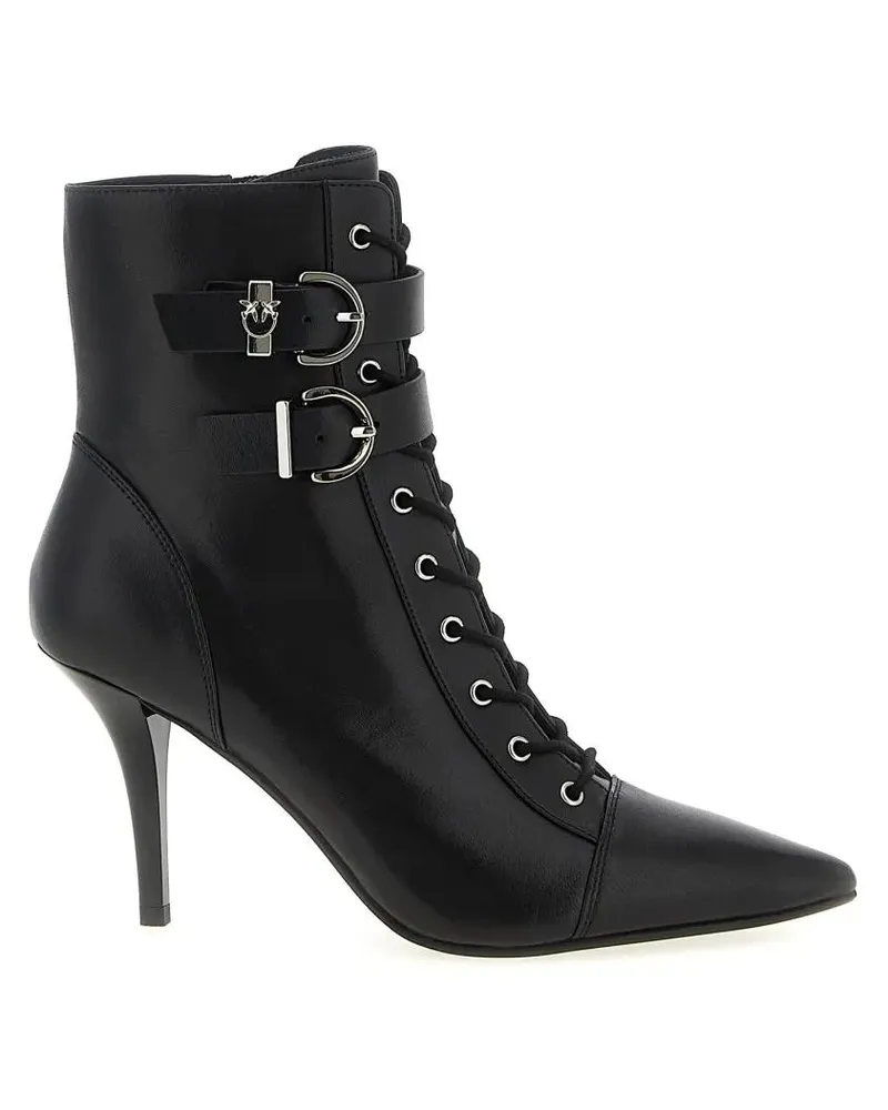 Pinko Stiefel 'Lucy 27' Ankle Boots schwarz Schwarz