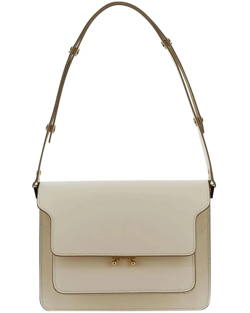 Marni Hobo Bags Trunk Medium Bag weiß Weiß