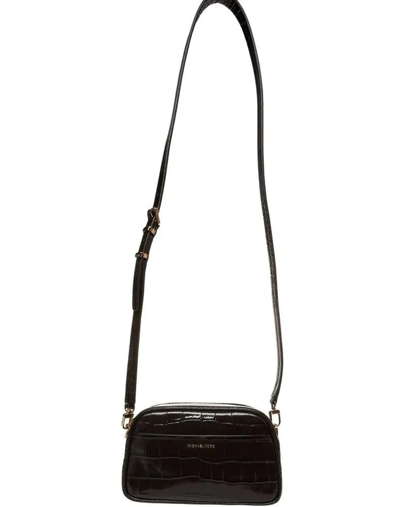 Michael Kors Hobo Bags Crossbody bag in crocco look braun Braun