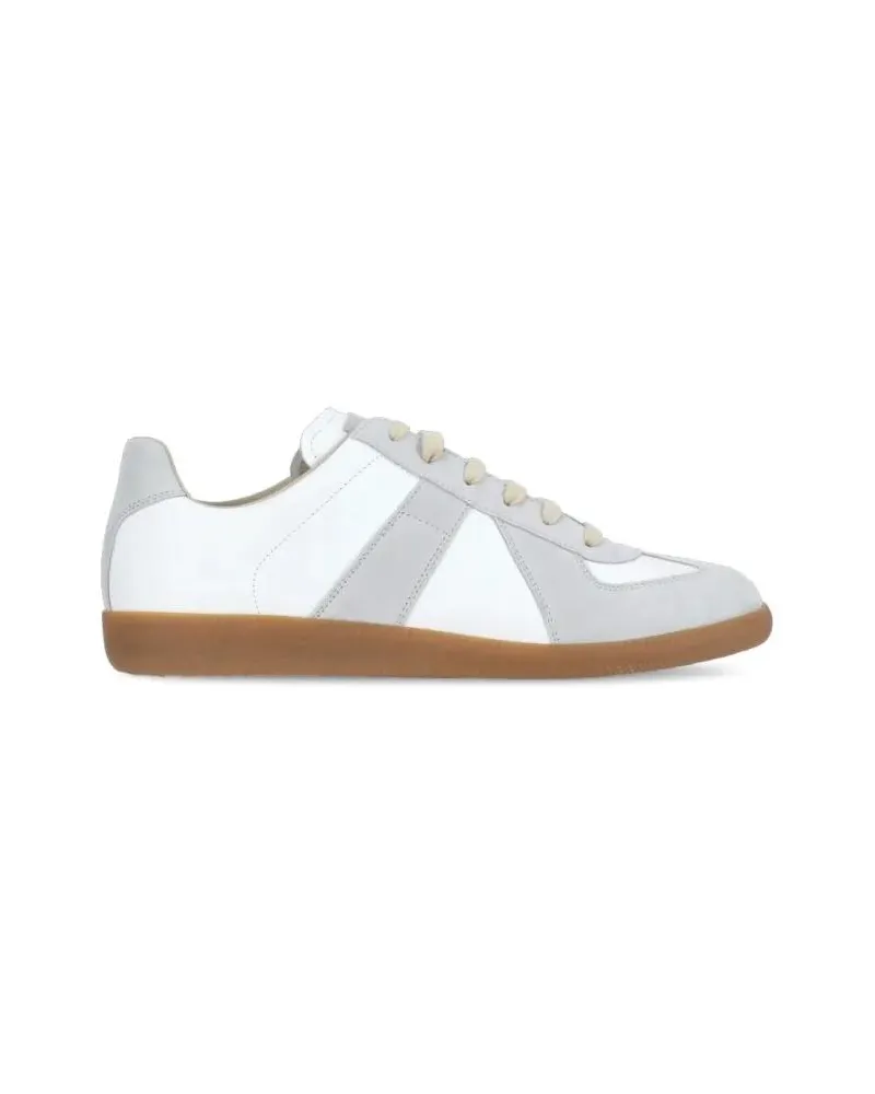 Maison Margiela Low-Top Sneaker White Leather Sneakers weiß Weiß