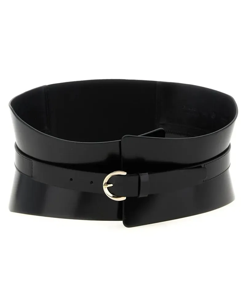 Pinko Gürtel Elastic Belt schwarz Schwarz
