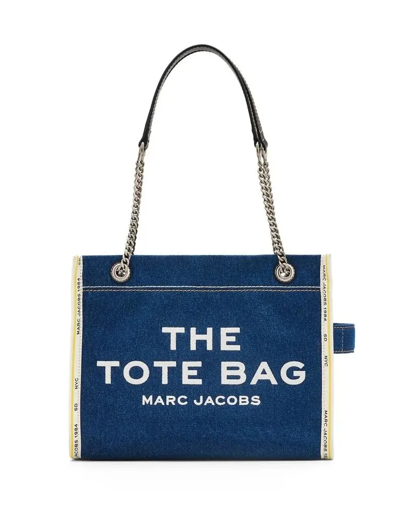 Marc Jacobs Shopper & Totes Denim Tote Bag With Chain blau Blau