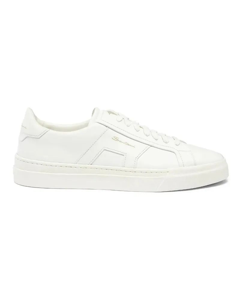 Santoni Low-Top Sneaker Men's leather sneaker weiß Weiß