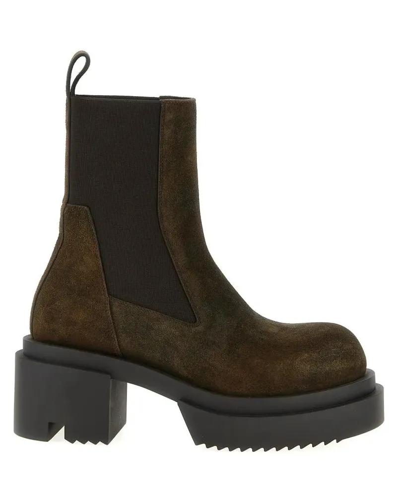 Rick Owens Stiefel Beatle Bogun' Ankle Boots schwarz Schwarz