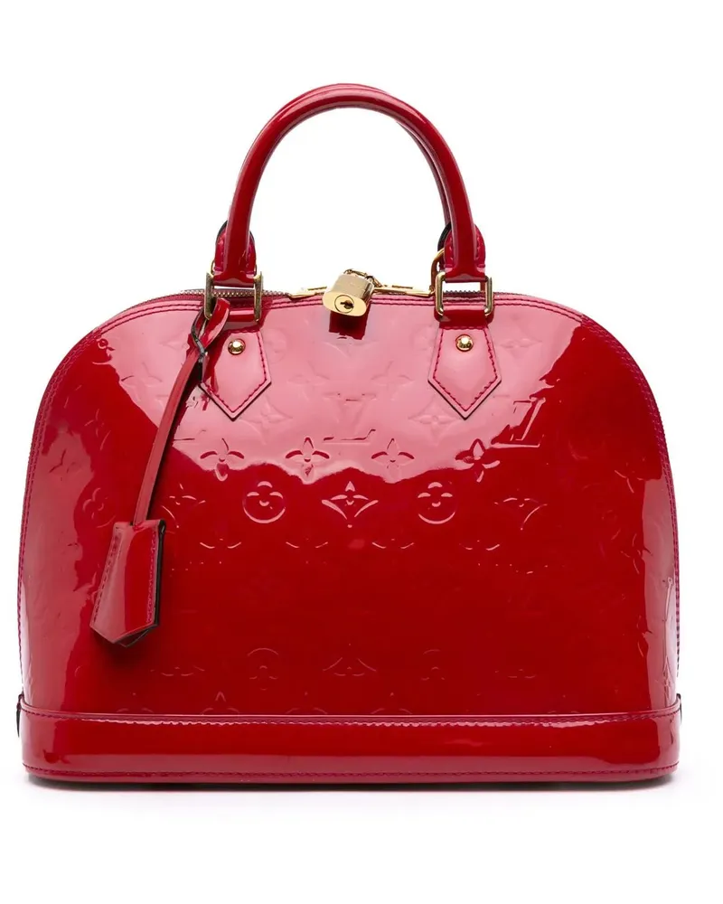 Louis Vuitton Crossbody Bags Monogram Vernis Alma PM rot Rot
