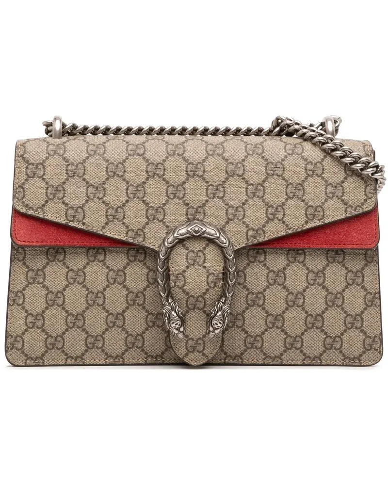 Gucci Hobo Bags Medium GG Supreme Dionysus Shoulder Bag braun Braun
