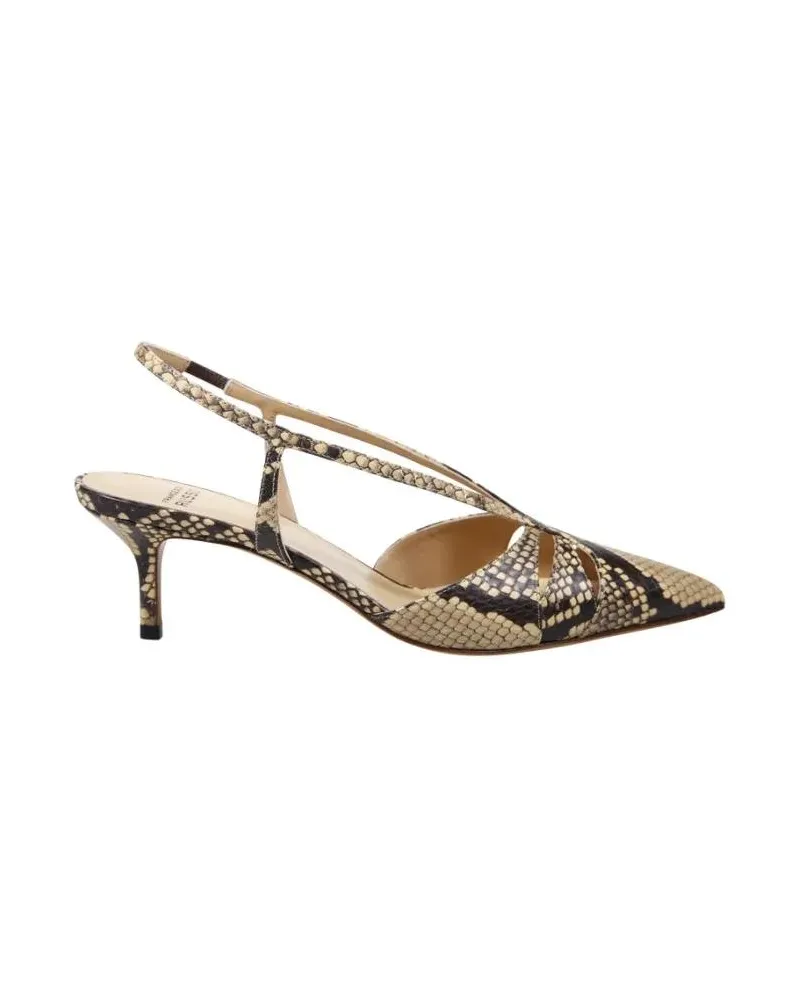 Francesco Russo Sandalen Pointed Toe Sandals With Crisscross Straps bunt Bunt