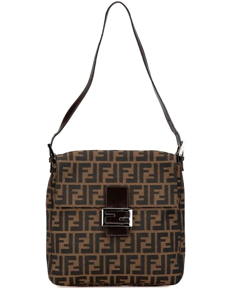 Fendi Hobo Bags 2010-2024 Zucca Canvas Shoulder Bag braun Braun