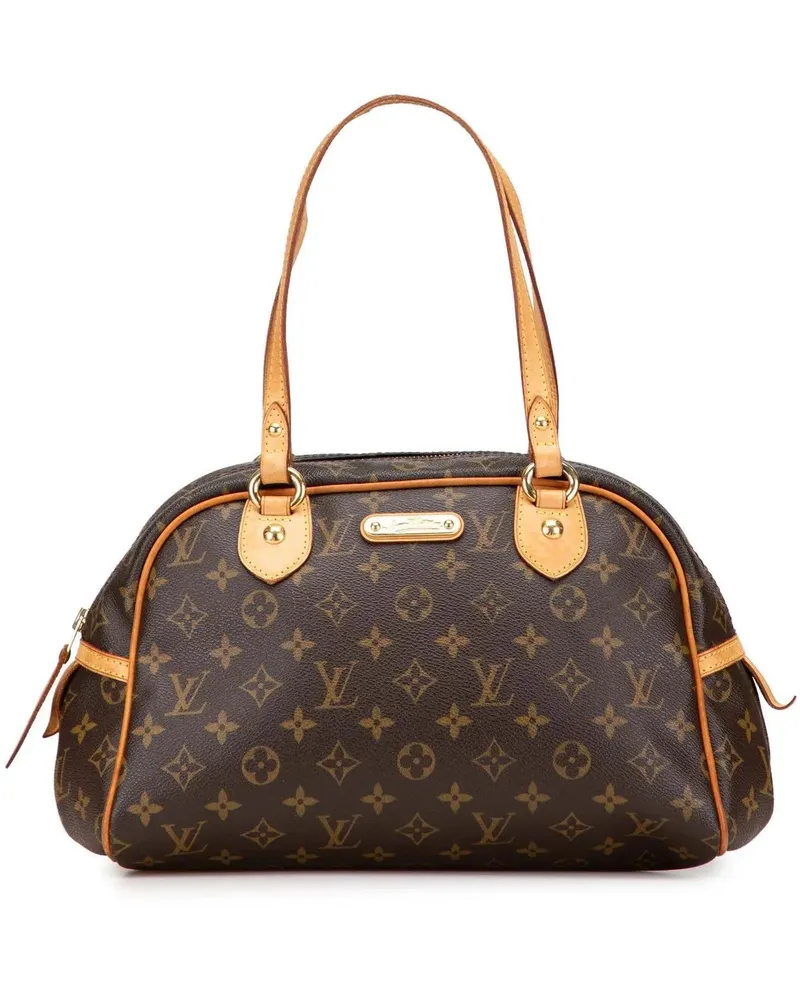 Louis Vuitton Crossbody Bags Monogram Montorgueil PM braun Braun