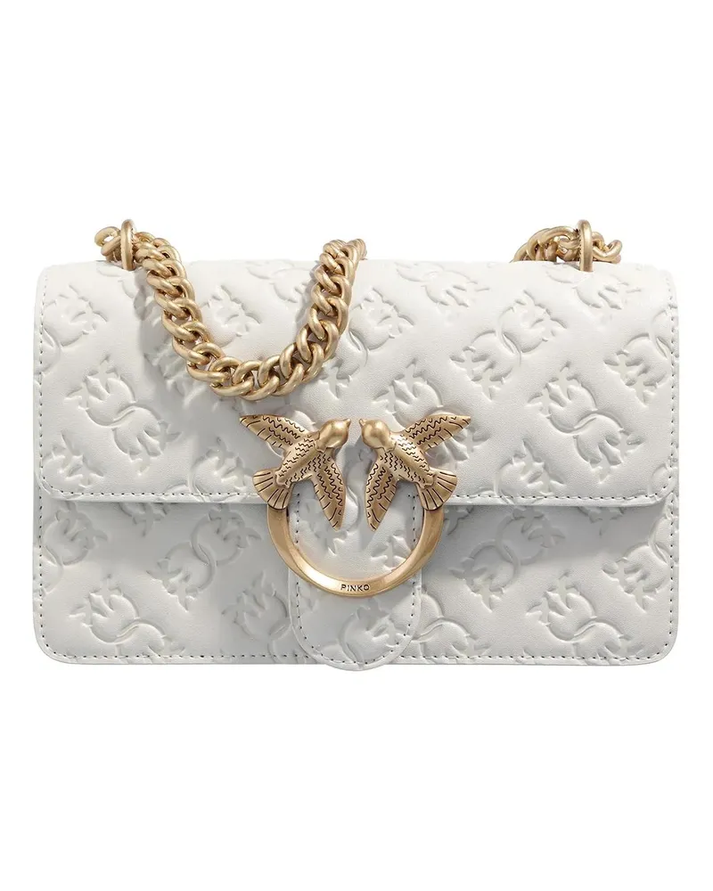 Pinko Crossbody Bags Love One Mini Dc weiß Weiß