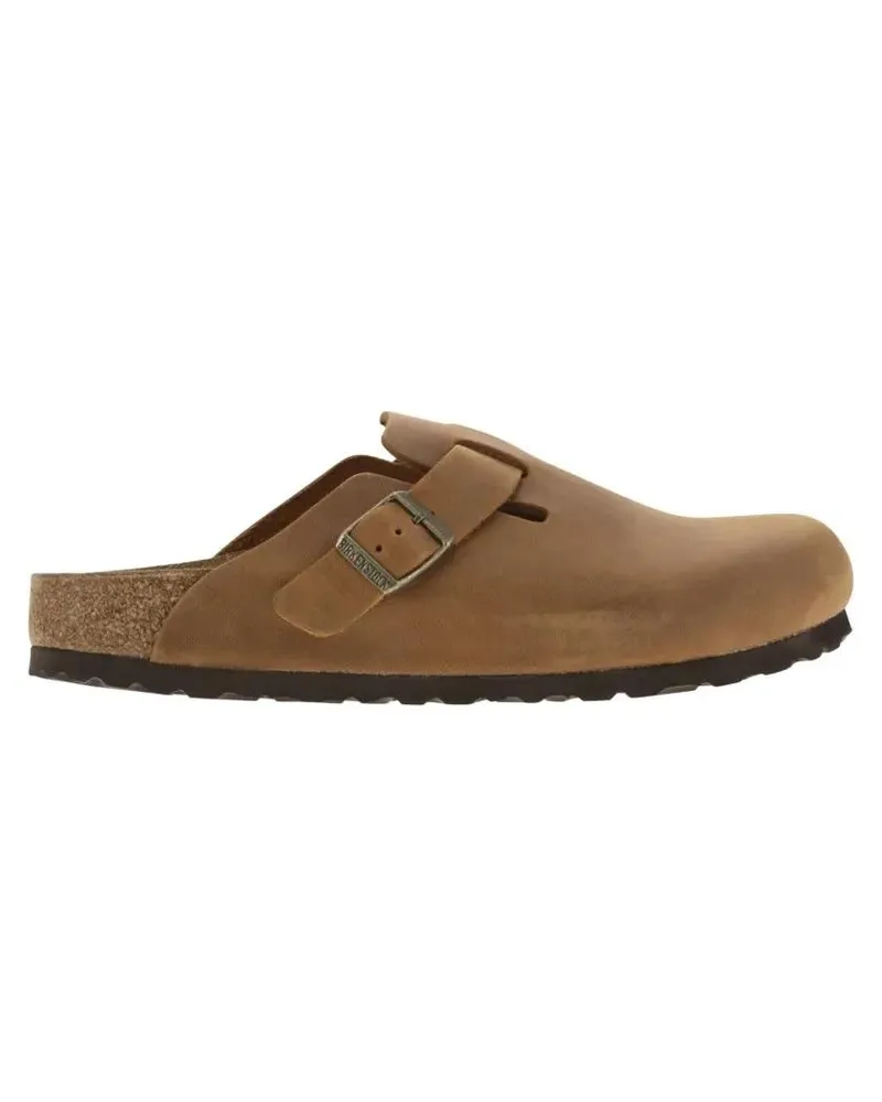 Birkenstock Loafer Boston - Oiled Leather Sabot braun Braun