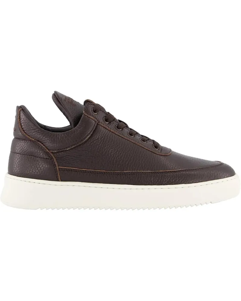 Filling Pieces Low-Top Sneaker Heren Low Top Grain Sneaker Bruin braun Braun