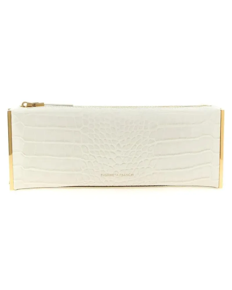 Elisabetta Franchi Crossbody Bags Bags Milk beige Beige