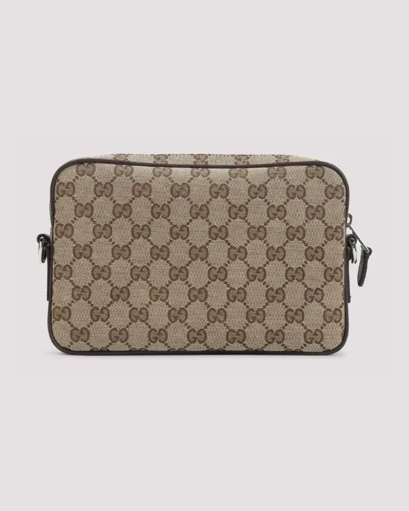 Gucci Hobo Bags Polyester Shoulder Bag braun Braun