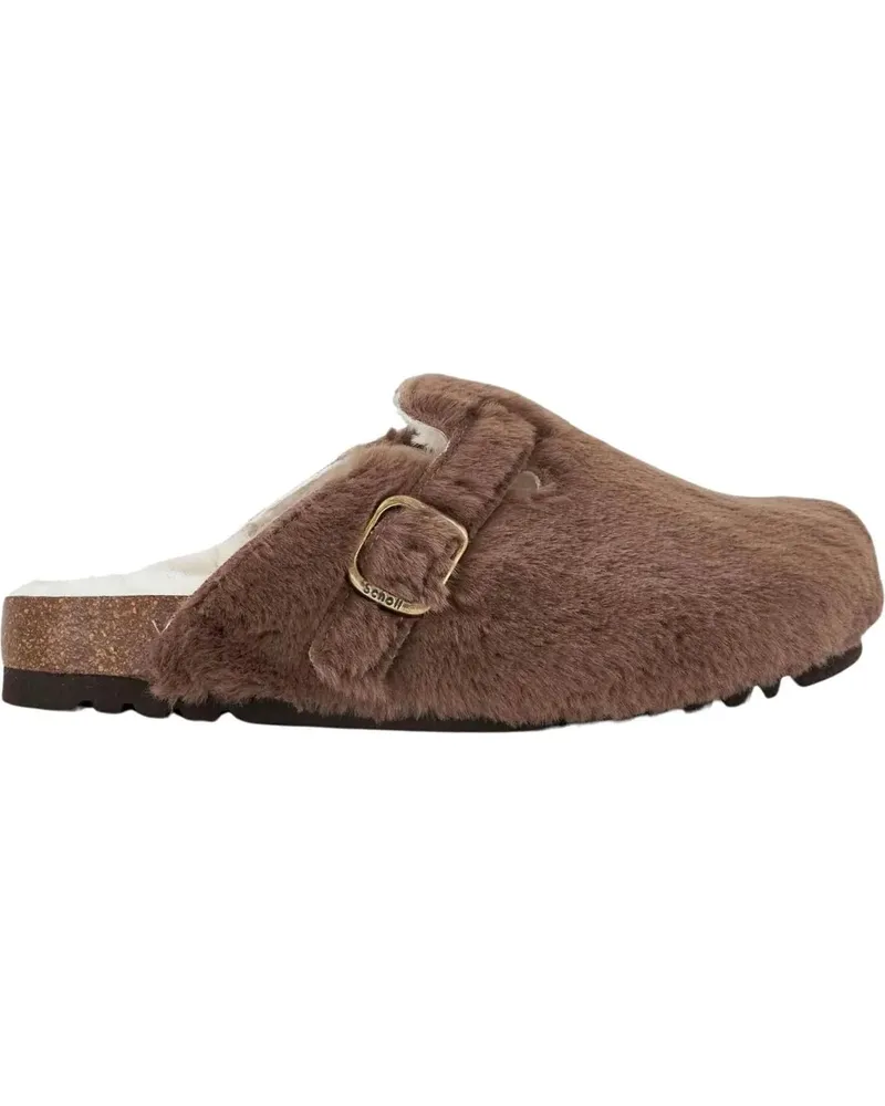 Scholl Sandalen  Footwear Pantoffels Taupe Fae New F Synfurg taupe Taupe