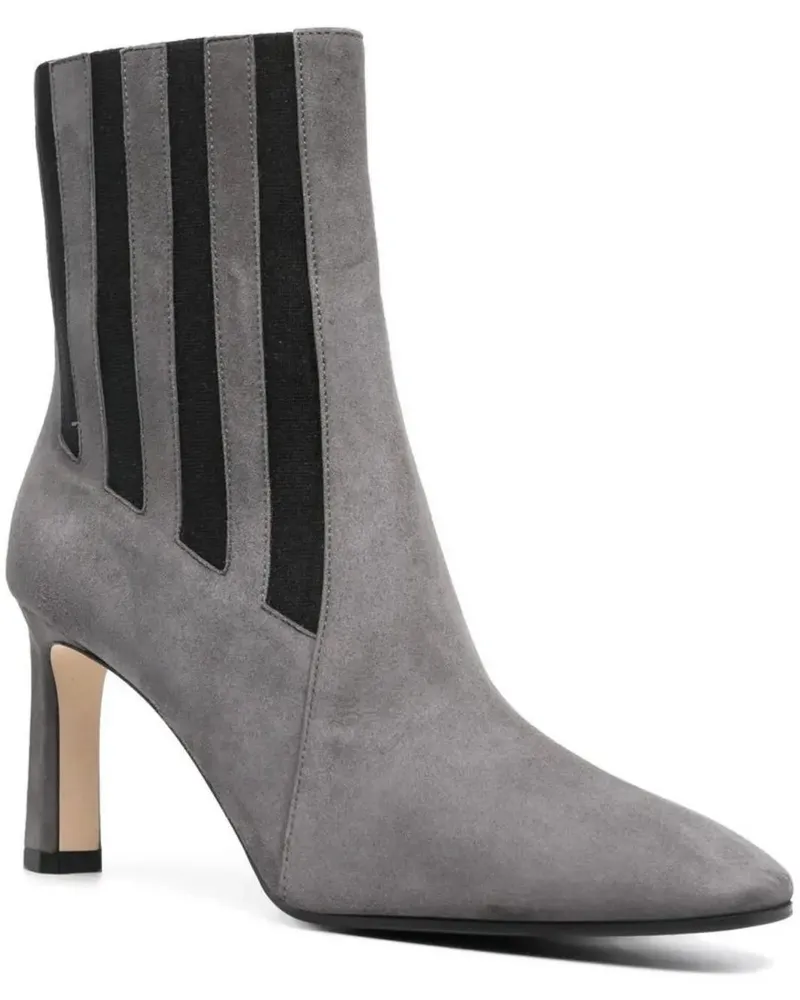 Sergio Rossi Stiefel Booties Gray grau Grau