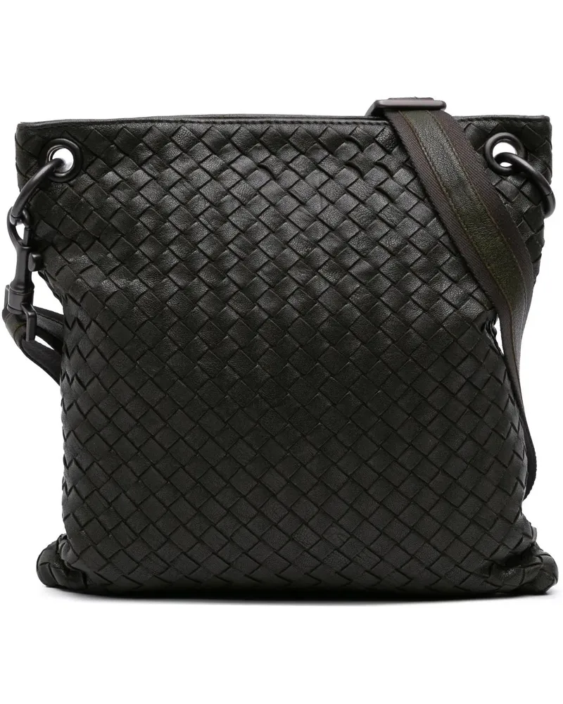 Bottega Veneta Hobo Bags Nappa Intrecciato Crossbody grün Grün
