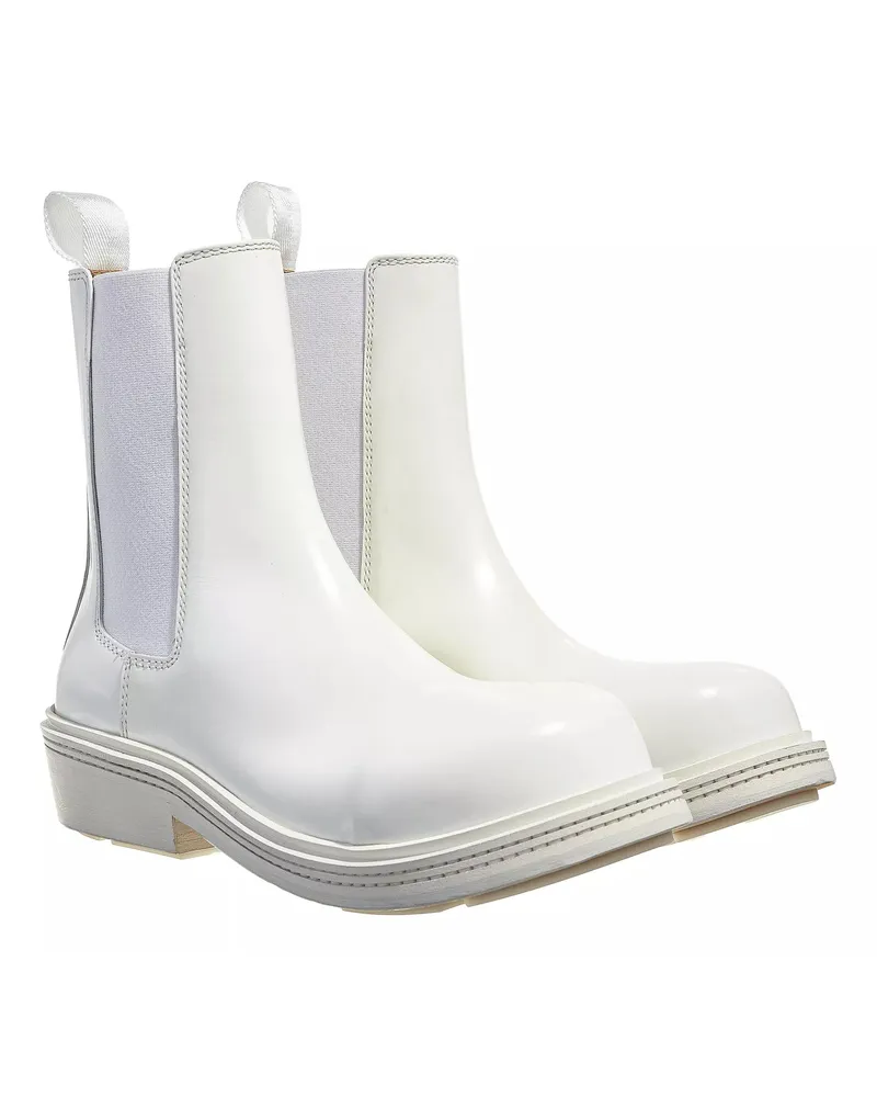 Bottega Veneta Stiefel & Boots Fireman Chelsea Ankle Boot weiß Weiß