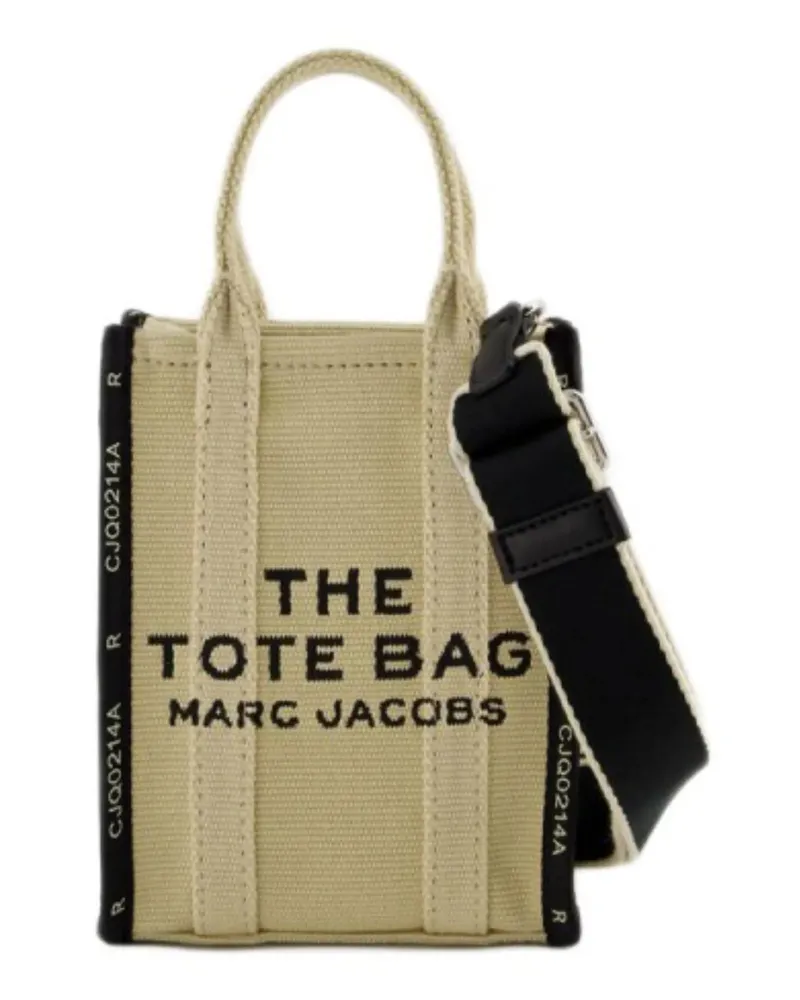 Marc Jacobs Shopper & Totes The Phone Tote Bag - Cotton - Beige braun Braun