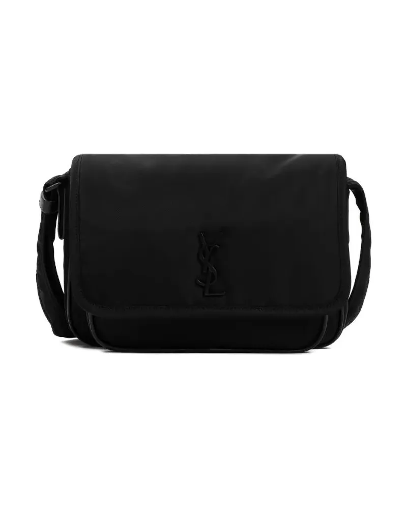 Saint Laurent Crossbody Bags Black Nylon Avignon Bag schwarz Schwarz