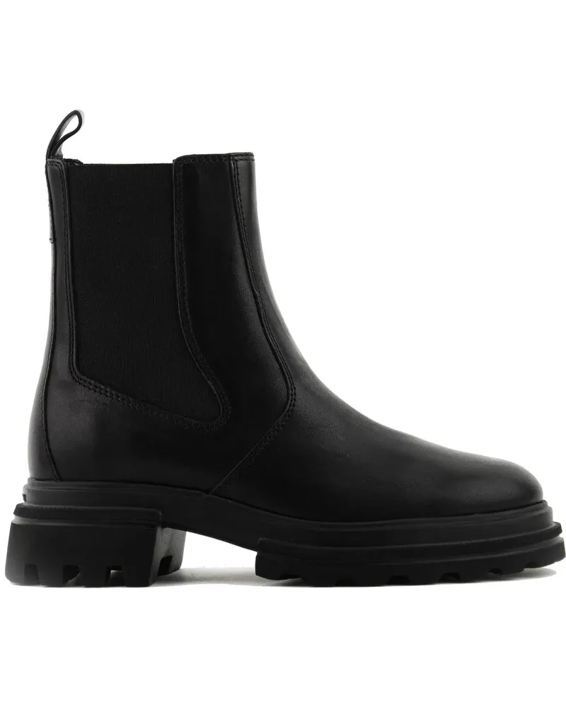 Hogan Stiefeletten Boot schwarz Schwarz