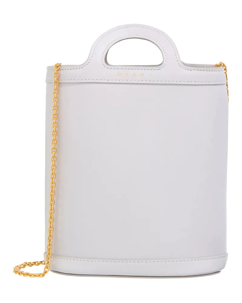 Marni Pochettes Nano Bucket grau Grau