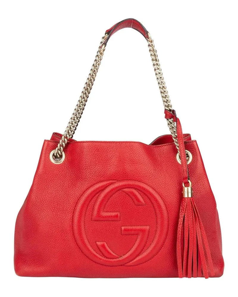 Gucci Crossbody Bags  Red Leather GG Soho Crossbody Bag bunt Bunt