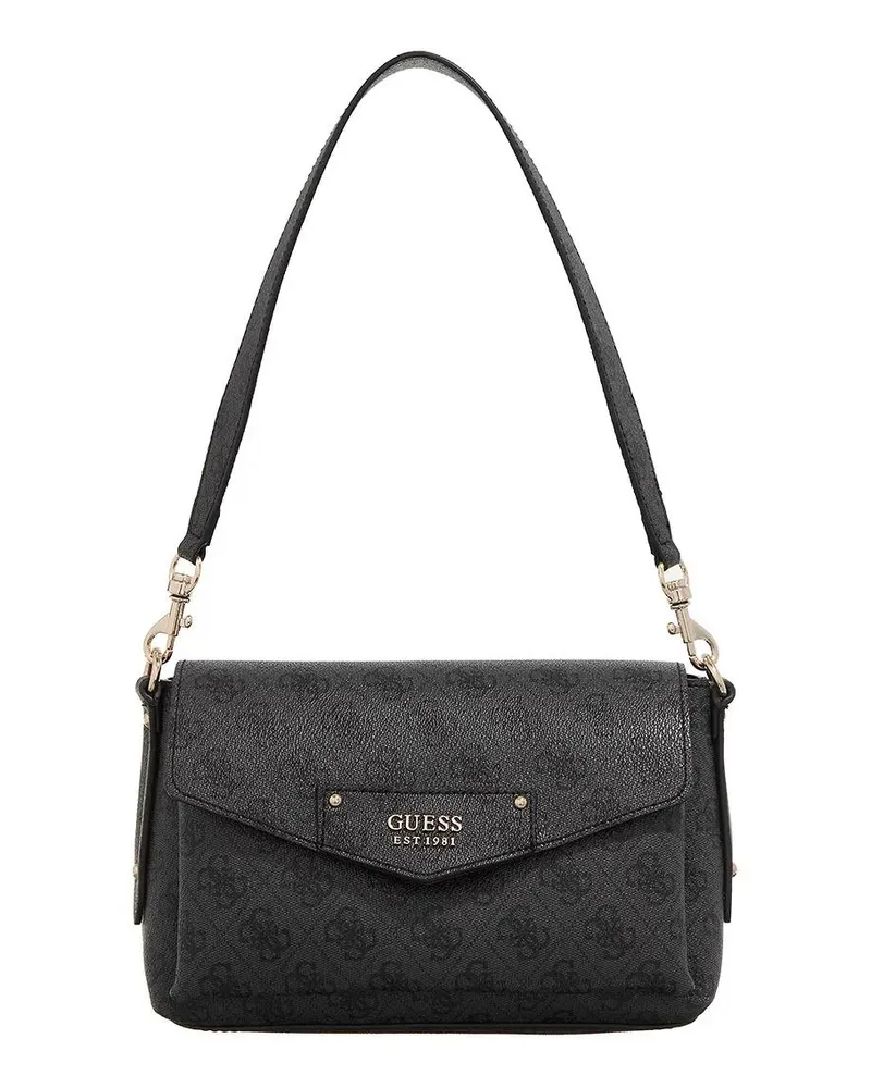 Guess Crossbody Bags Eco Brenton Flap Shoulder Bag dunkelgrau 