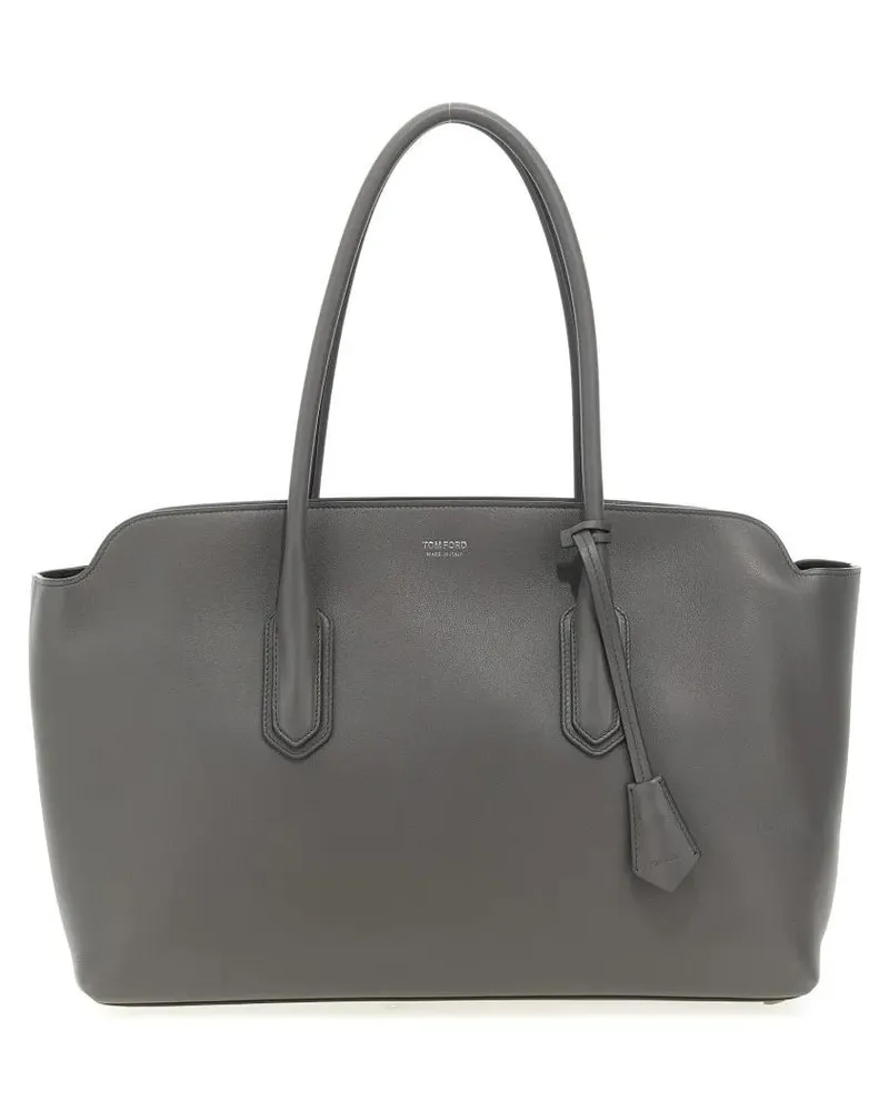 Tom Ford Hobo Bags Logo Shoulder Bag grau Grau