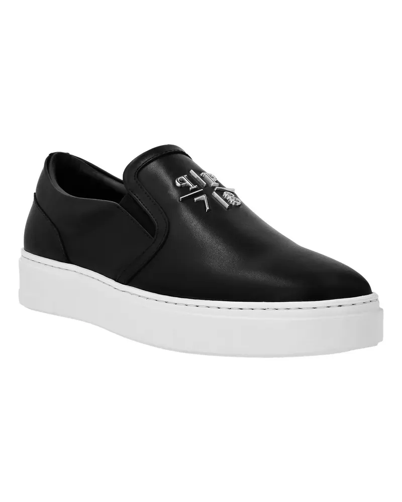 Philipp Plein Loafer Mokassins schwarz Schwarz