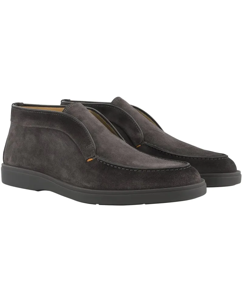 Santoni Loafer Open Walk grau Grau
