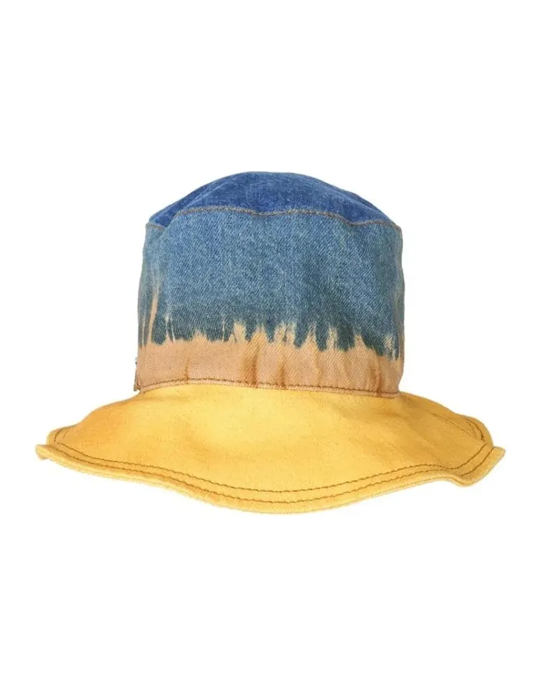 Alberta Ferretti Caps & Mützen Bucket Hat With Tie Dye Print blau Blau