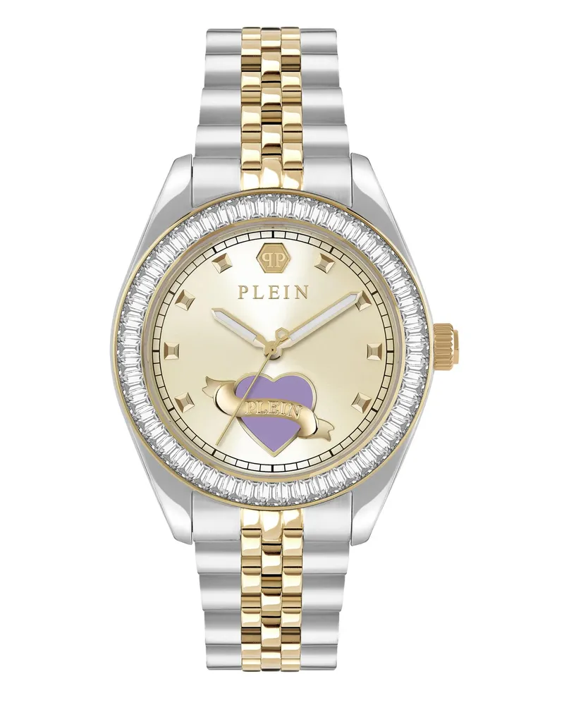Philipp Plein Uhr Quarz-Analoguhr Plein Valentine silver Silber