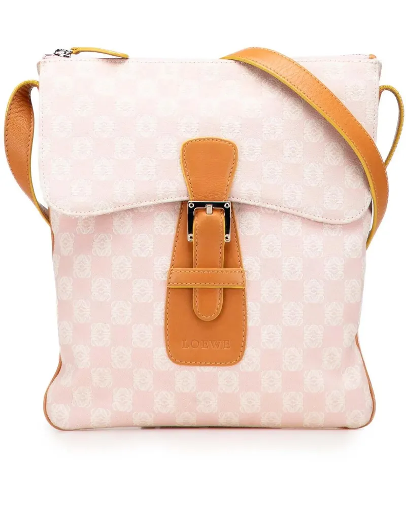 Loewe Hobo Bags Anagram Canvas Crossbody rosa Gold