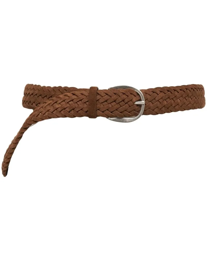 Orciani Gürtel Suede belt 'SUP' braun Braun