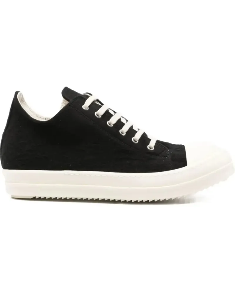 Rick Owens Low-Top Sneaker Low Sneaks Black/milk/milk schwarz Schwarz