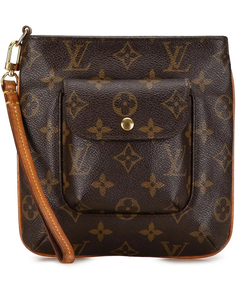 Louis Vuitton Clutches Monogram Partition braun Braun