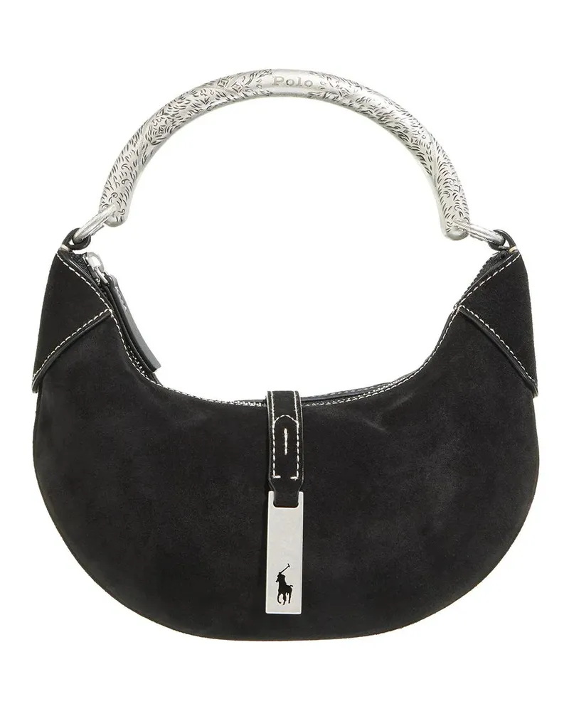 Ralph Lauren Hobo Bags Shoulder Bag Small schwarz Schwarz