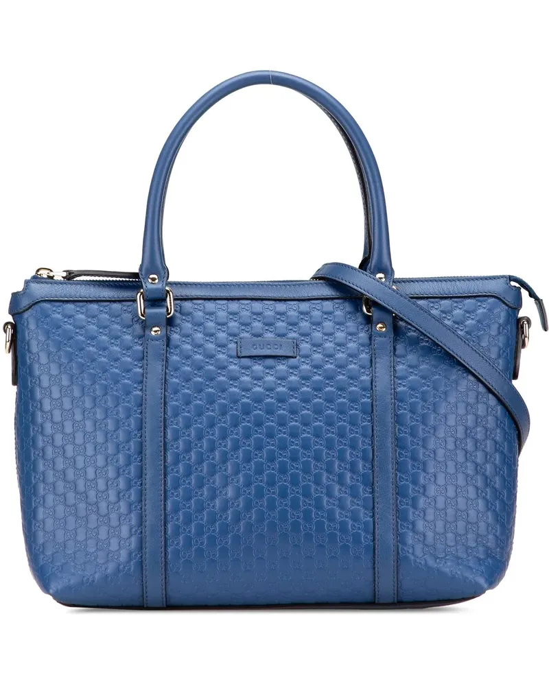 Gucci Hobo Bags Small Microssima Joy Satchel blau Blau