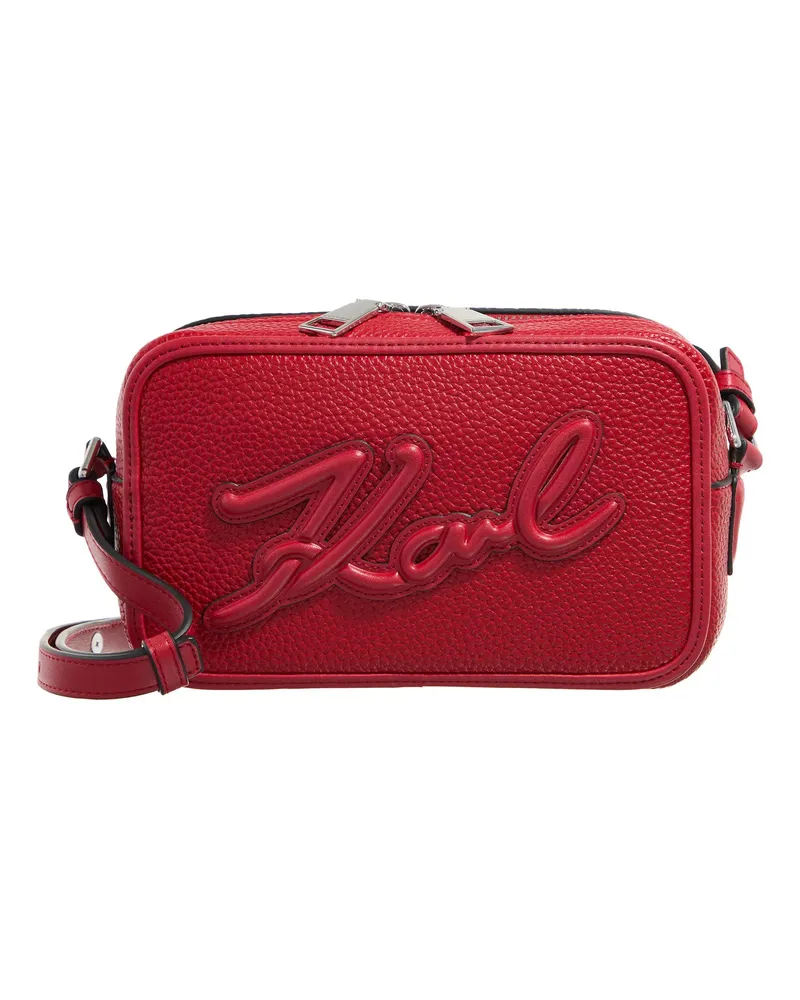 Karl Lagerfeld Crossbody Bags K/Skuare Camera Bag Grainy rot Rot