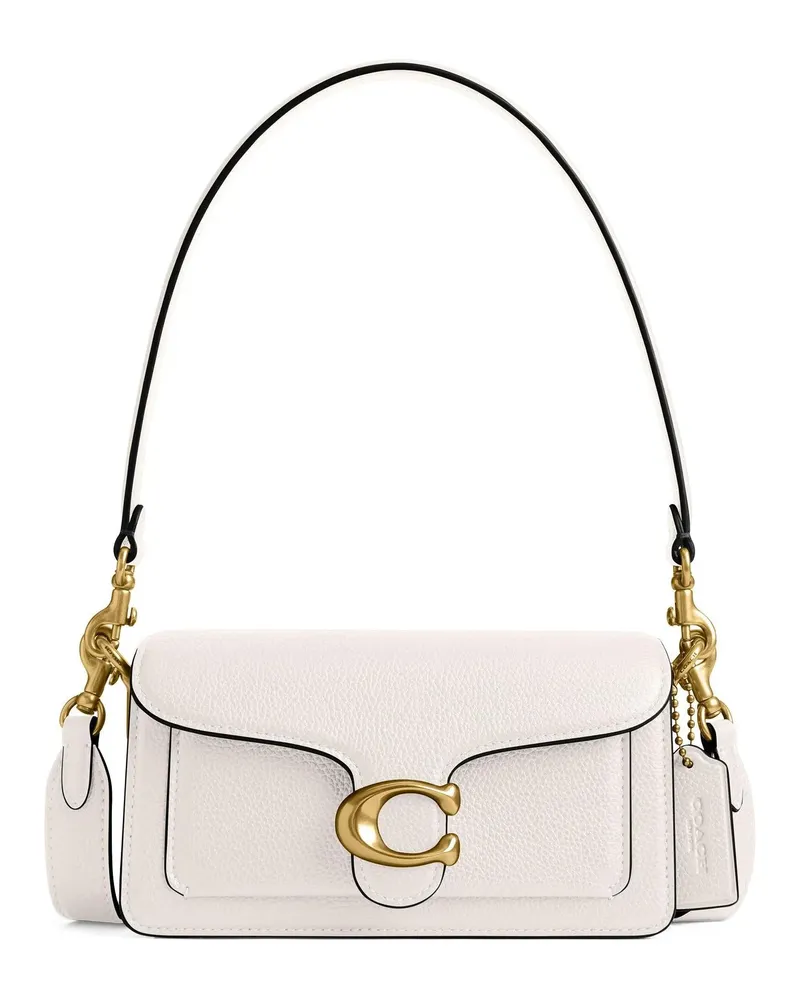 Coach Crossbody Bags Polished Pebble Leather Tabby Shoulder Bag 20 Refr beige Beige