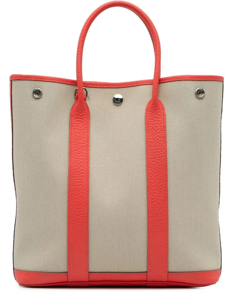 Hermès Hobo Bags 2021 Toile Garden Party File 28 braun Braun