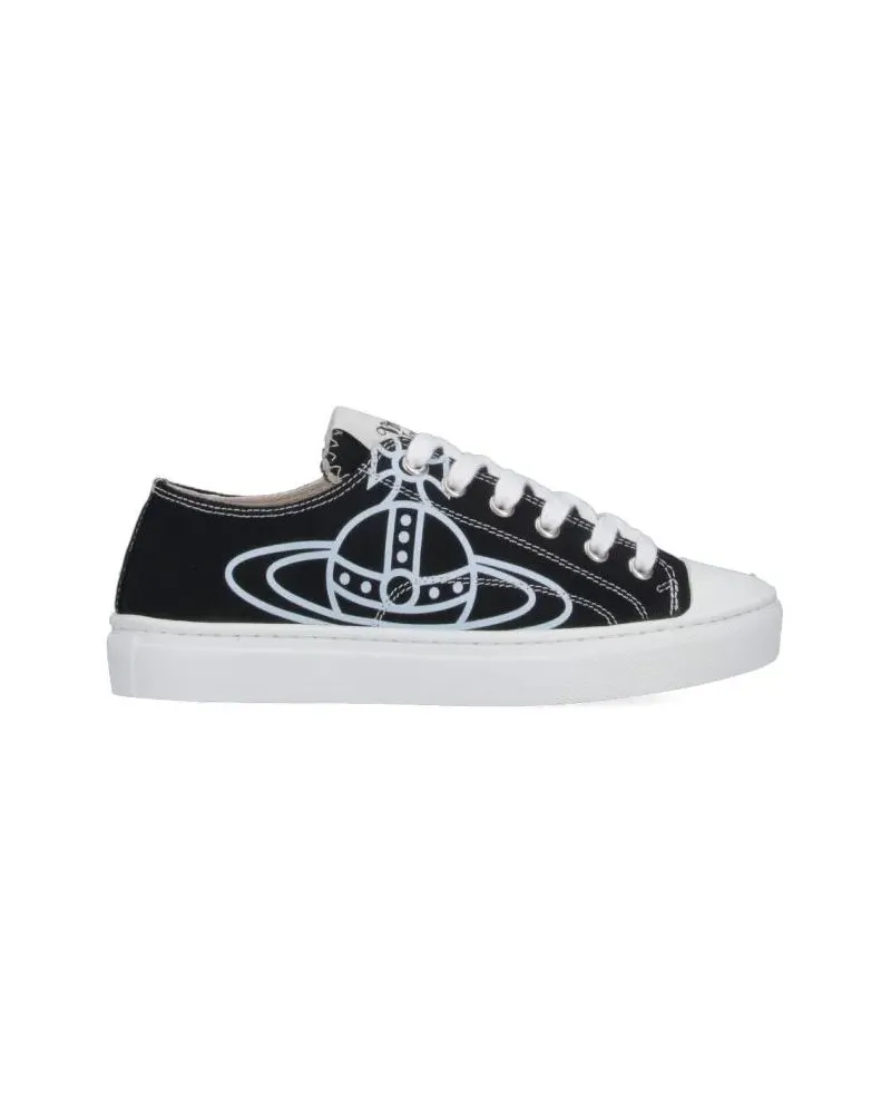 Vivienne Westwood Low-Top Sneaker Low-Top Sneakers With Bold Logo Graphic schwarz Schwarz