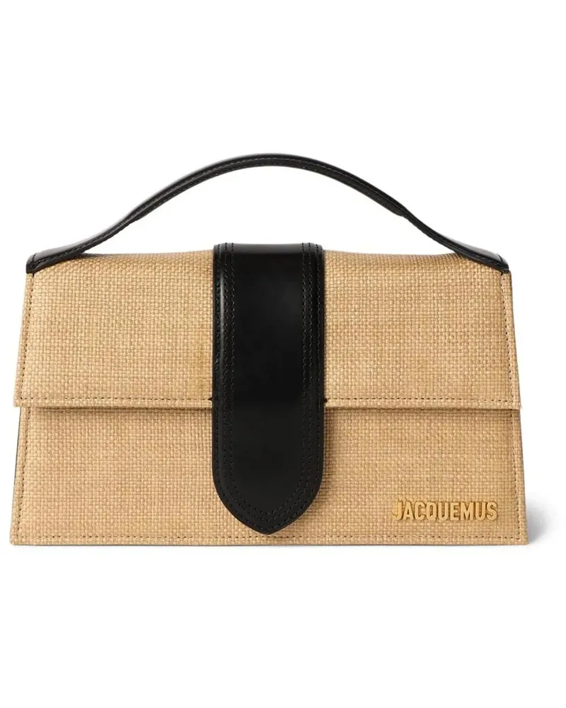 Jacquemus Crossbody Bags  Le Grand Bambino Raffia Effect Shoulder beige Beige