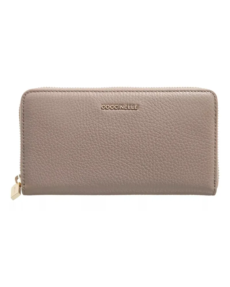 Coccinelle Portemonnaie Metallic Soft taupe Taupe
