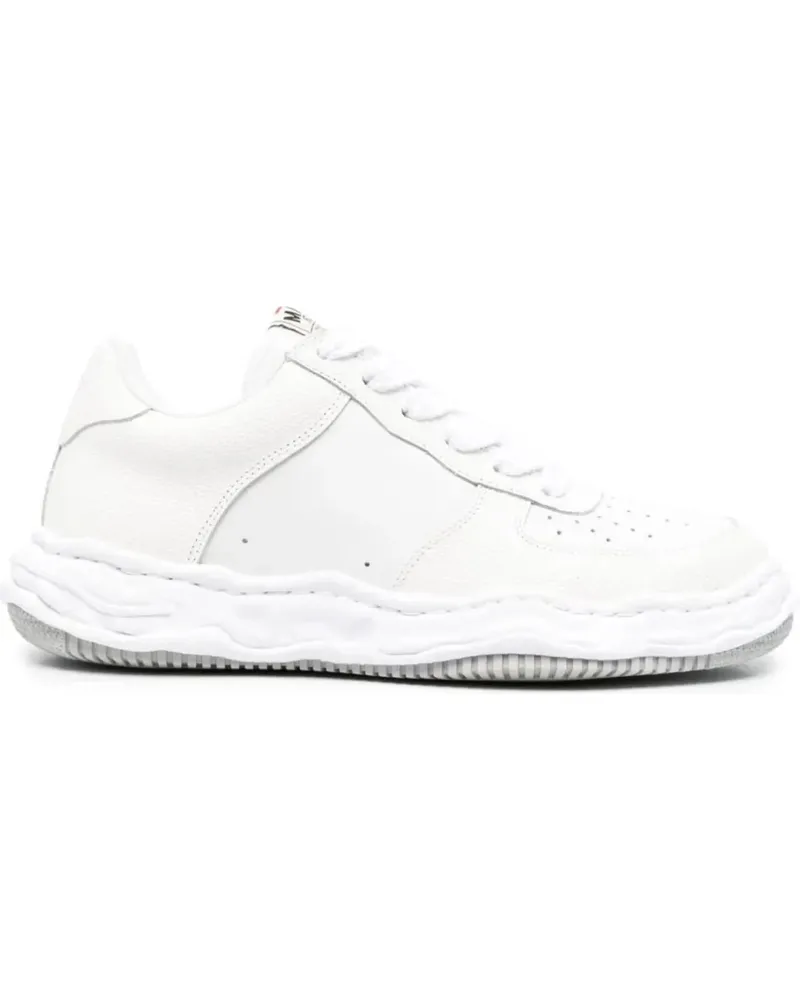 MIHARAYASUHIRO Low-Top Sneaker Wayne Low Original Sole Bascket Leather Low Top Sn weiß Weiß